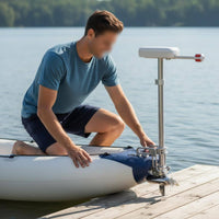 Electric Outboard Motor High Efficiency Electric Boat Motor 5-Speed Control 3 Propeller