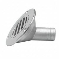 Saltwater-Resistant Marine Drain Fitting with Flange Angled Boat Drain Fitting Slim Hardware Easy to Clean for Yachts