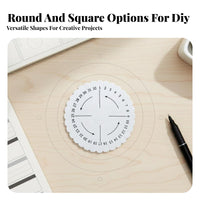 Bracelet Braiding Board Numbered Slots Friendship Bracelet Maker Easy to Use Japanese Braiding Disk for Crafters, Beginners, DIY Projects