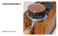 304 Stainless Steel Base Coffee Distributor and Tamper Set Ensures Consistent Extraction S Adjustable Depth Espresso Distributor Rust Proof