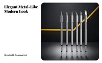 6 Pieces HS-02A Compatible Replacement Head Long Shaft Soldering Iron Tip