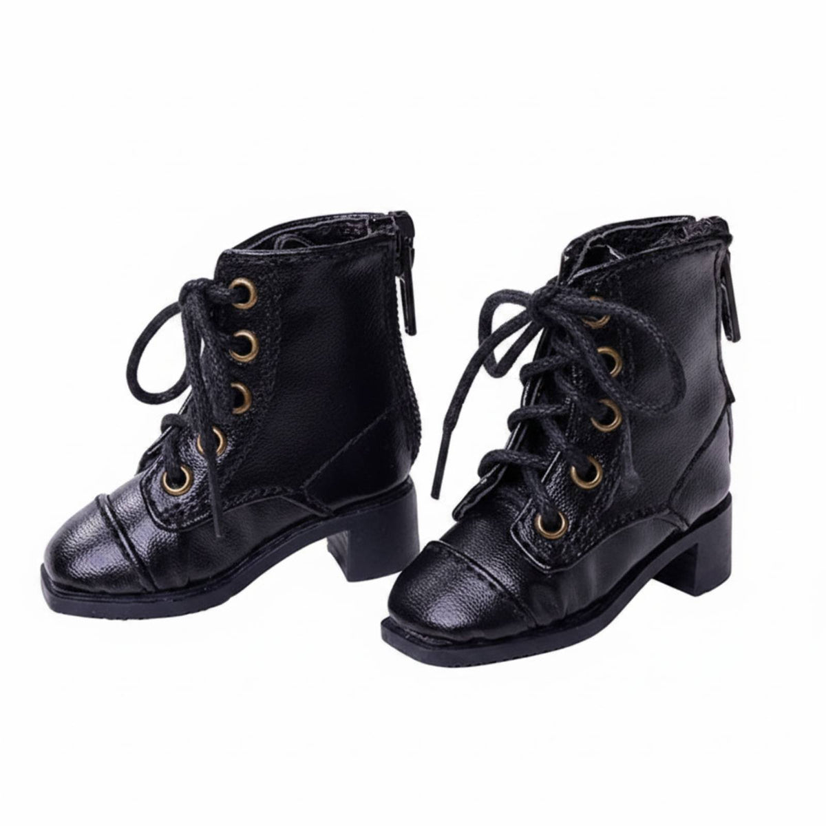 BJD Lace-up Boots PU Material High-Top Doll Shoes Sturdy 1/4 Scale Doll Boots