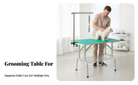 Pet Grooming Table Non-Slip & Waterproof Tabletop Pet Grooming Table with Arm Stable Structure Animal Supplies for Home Groomers