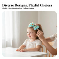 Flower Print Hair Accessory Cute Design Flower Hair Accessory Floral Print Barrette Lightweight Great Gift