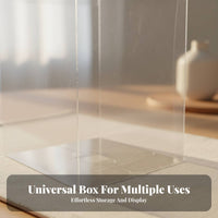 Transparent PVC Packaging Box Food Grade Transparent Gift Box Display Container High Clearness Long-Lasting Material