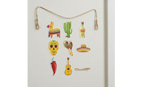 8 Pieces Hispanic Celebration Hanging Ornaments Colorful Pinata Chili Ornaments Easy to Hang Mexican Party Decorations
