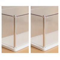 Figurine Display Case Transparent Acrylic Display Box Clear Showcase for Collectors, Desk, Shelf