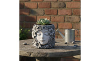 Flower Face Pot Easy to Clean Facial Planter Crafted Aesthetic Planter for Patio, Balcony