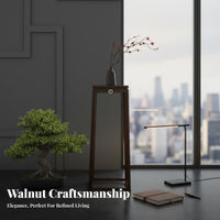New Chinese design two-level-level Pedestal Stand Floor-Standing 2-Tier Plant Shelf Minimalist Design Flower Pot Holder Space Saving for Decorators, Homeowners, Office Workers, Living Room, Entryway, Balcony, Bedroom