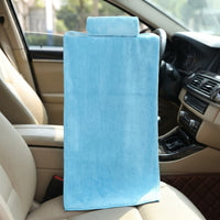 Super-Fine Microfibre Cloth and Car Drying Towel, 30x70cm Quick Dry Towel with Hook Border, 21 Ply Combed Yarn for Car Washing and Household Use