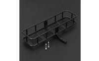 Rear Chassis Rack with Basket Easy Installation Spare Tire Storage Rack Black Spare Tire Carrier Basket for Model Builders