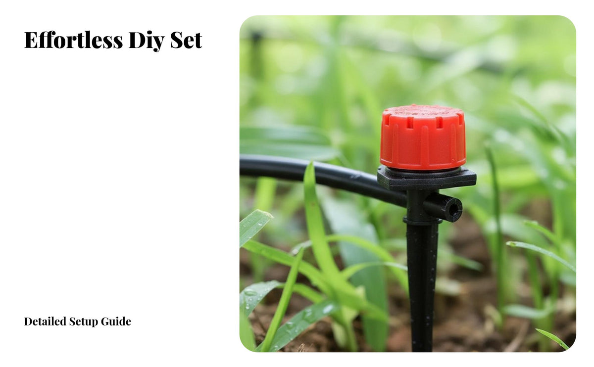 167 Pieces Water Saving Garden Watering System Adjustable Nozzles Micro Sprinkler System Universal Faucet Connection for Greenhouse, Balcony