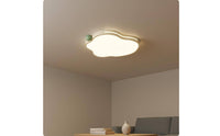 Soft Warm Look Cream Ceiling Light Minimalist Design Eye Protection Ceiling Light for Living Room