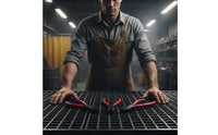 3 Pieces Sheet Metal Folding Pliers Carbon Steel Folding Sheet Metal Pliers Comfortable Grip Compact for Metalworkers