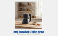 Food Grade Grain Mini Mill, Household Superfine Grinder, Dry & Wet Use, Quiet