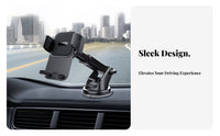 Suction Holder Car Ph Single Mount 360° Rotation Dashboard Ph Single Holder Mobile Accessory Stable Hold Universal Compatibility