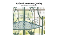 Multi-Tier Folding Ladder Rack Floor-Standing Plant Stand Foldable Design Garden Accessory Multifunctional for Gardeners, Apartment Dwellers, Homeowners, Balcony, Living Room, Bedroom, Office