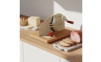 Even Slices Hand Crank Bread Cutter Easy to Use Manual Bread Cutter Stainless Steel Blade for Bakery, Cafe