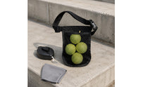 Waist Ball Pouch Bag Lightweight Tennis Ball Bag Zipper Closure Sports Accessory for Golfers
