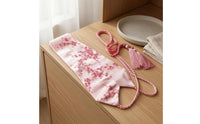 Floral Embroidery Hanfu Waist Belt Silk-Like Embroidered Waist Sash Braided Ties Embroidered Sash
