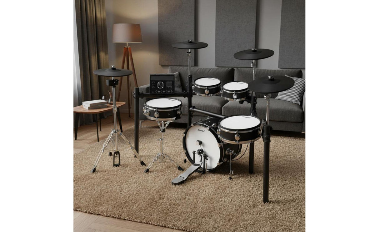 Trigger Cymbals Electronic Drum Set Realistic Feel Electronic Drum Kit for Children, Beginners, Home