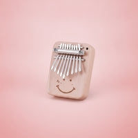 Solid-Wood Mini Kalimba 9-Key Kalimba Beginner-Friendly Thumb Piano with Lanyard Palm Size for Beginners, Classroom
