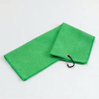 Golf Towel with Carabiner Clip Absorbent Waffle Weave Golf Towel Fast-Drying Portable for Golfers, Outdoor Sports