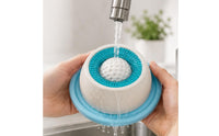 Textured Lick Bowl with Silicone Base Non-Slip Lick Bowl Stable Interactive for Dogs, Grooming