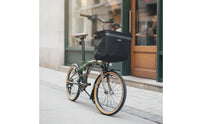 Reinforced Bike Front Basket Bag Reflective Handlebar Basket Bag Matte Lightweight for Daily Riding