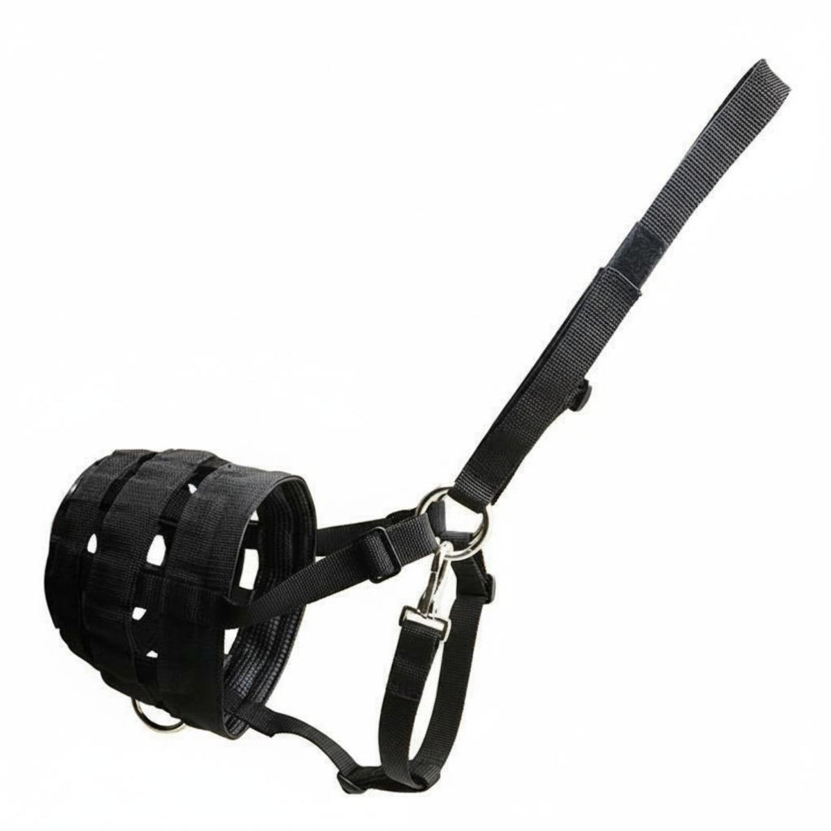 Padded Horse Muzzle Enclosed-Like Equine Gear Adjustable