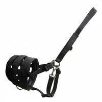 Padded Horse Muzzle Enclosed-Like Equine Gear Adjustable
