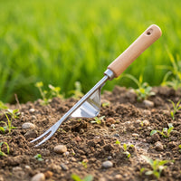 Hand Weeder with Tines Handheld Weeding Tool Manual for Garden, Gardeners