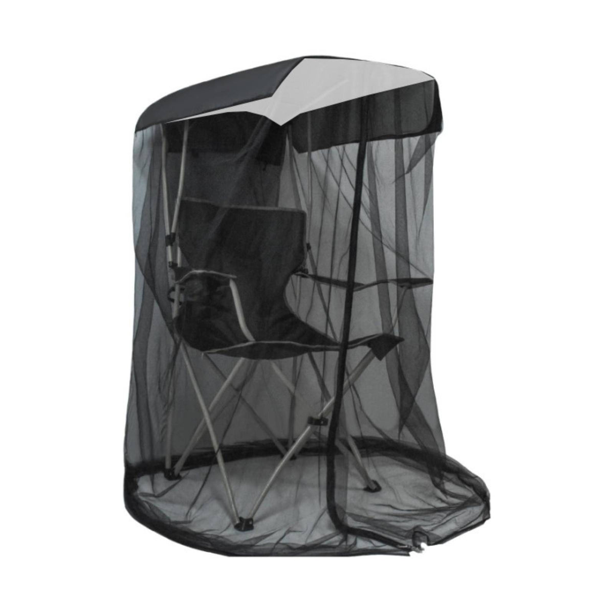 Fine Mesh Bug Net Tent Translucent Hanging Chair Net Zippered Bug Screen Lightweight