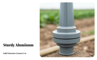 High Pressure Water Spray Head Long-Lasting Agricultural Spray Sturdy Duty Metal Spray Head Leakproof Irrigation Equipment