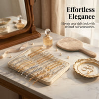 Simple Hair Pins for Women, Electroplated Design, for Bridal Hairstyle and Side Bangs