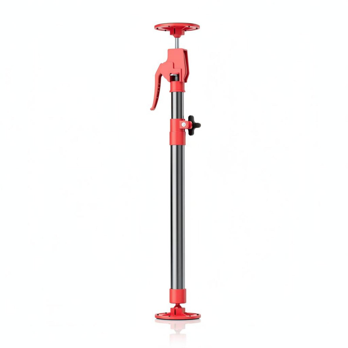 Heavy-Duty Cabinet Install Support Pole Anti-Slip Base Telescopic Support Pole 50 Kg Load Bearing for Installers, Carpenters