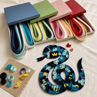 2025 Year of the Snake Quilling Art DIY Material Kit for Beginners