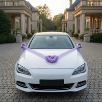 Wedding Car Decoration Kit Easy Installation Wedding Car Decoration Set Mardamage-resistantFree Reusable for Newlyweds