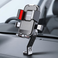 Motorcycle Phone Holder One-Hand Operation Phone Holder with Hood Accessory Shockproof Shock-Absorbing for Riders, Motorcycles
