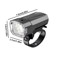 Bike Light with Handlebar Mount 3-LED Bike Headlight Portable for Commuting