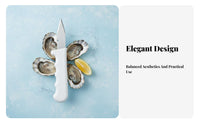 Mollusk Stainless Steel Blade Mollusk Unseal Er Seafood Shucking Ergonomic Non-Slip Handle Clam Shucking Tool Versatile