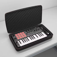 MIDI Keyboard Case Shock-Absorbing Keyboard Case with Handle Shockproof Portable for Musicians, Travel, Studio