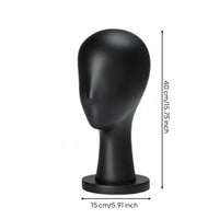 Hat and Hairpiece Rack Multiuse Mannequin Head Effortless Support to Organize Freestanding Hairpiece Rack for Shop Window