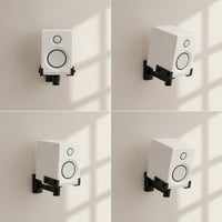 Speaker Wall Mount Bracket Rotating Speaker Bracket with Adjustable Arm Heavy-Duty Stable for Audiophiles, Home Theater