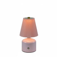 Retro Design Fungus-Shaped Table Lamp Portable Rechargeable Desk Lamp 3 Color Modes for Study Room, Bedroom, Camping