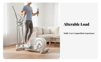 Quiet Operation Rear-Drive Elliptical Full Body Workout Elliptical Machine Adjustable Resistance Cross Exercise Machine Digital Performance Monitor for Apartment