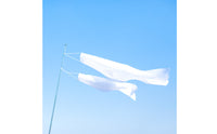 Carp-Shaped Wind Sock DIY Blank Windsock Carp Windsock Paintable Craft Decor White for Children