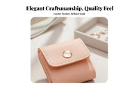 Mini Jewelry Bag Compact Portable Jewelry Pouch Portable for Journeyers, Bridesmaids, In Handbag, Business Trip, Dressing Table
