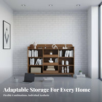 Floor-Standing configurable Cube Shelf flexible Combination configurable Cube Organizer minimalist design shelf unit Easy to Assemble for Students, Children, Parents, Study Room, Bedroom, Playroom, fromice