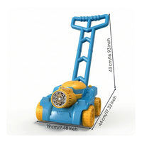 1 Piece Push-and-go Bubble Machine Bubble Mower Bubble Machine Toy Bubble Blower Easy-to-steer Handle Non-toxic Material Suitable for Active Play Family Gathering